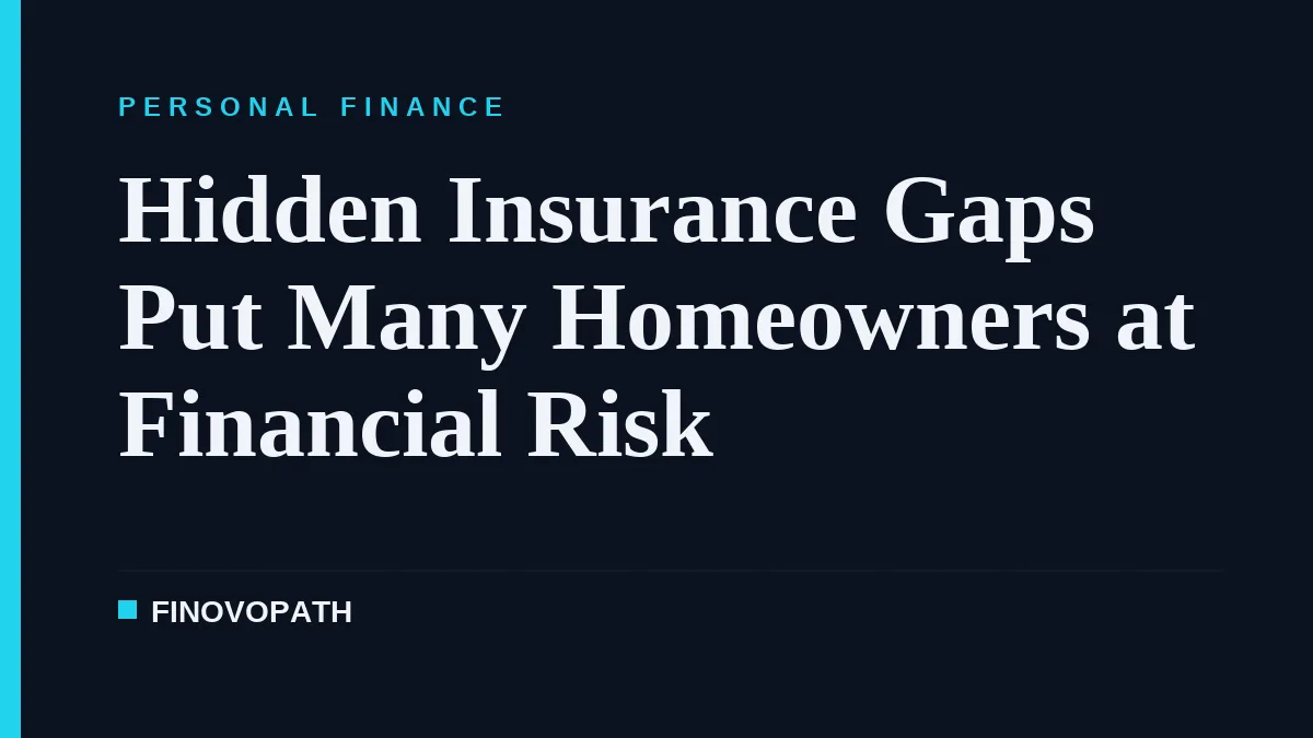Hidden Insurance Gaps Put Many Homeowners at Financial Risk