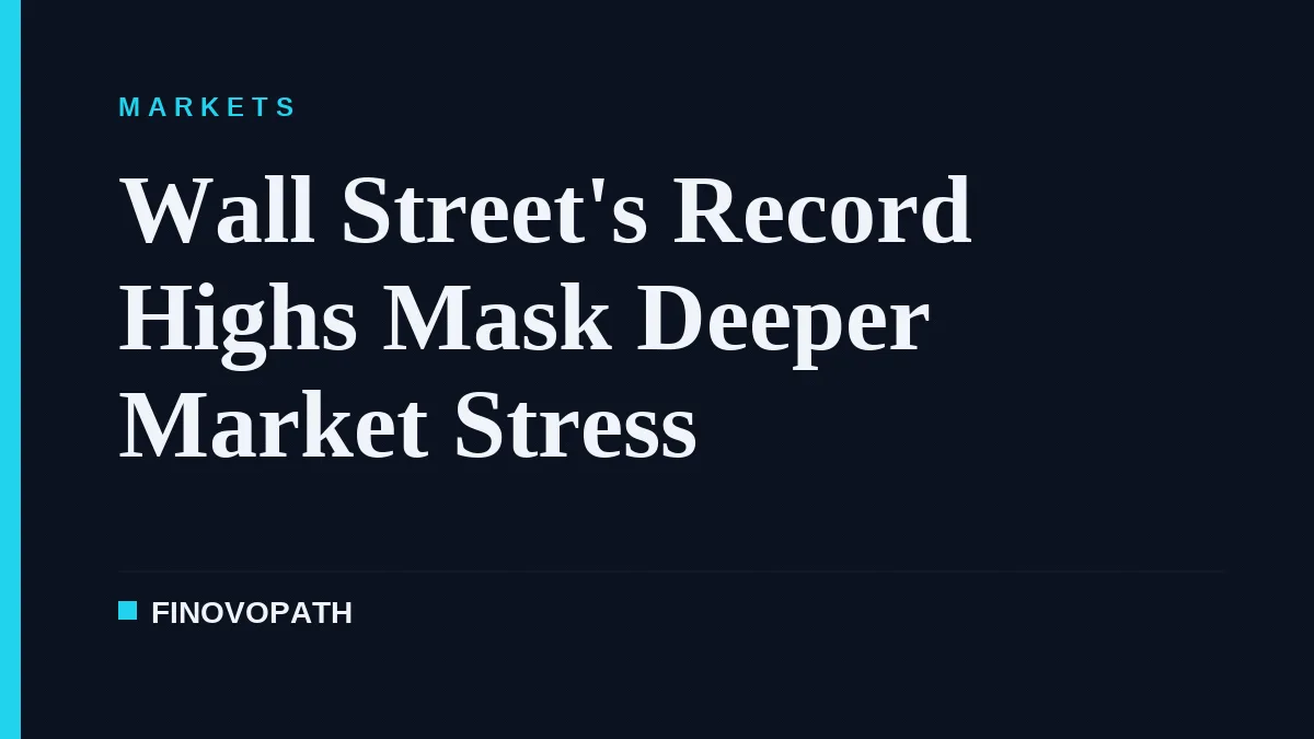 Wall Street's Record Highs Mask Deeper Market Stress