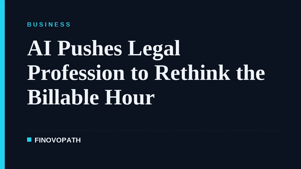 AI Pushes Legal Profession to Rethink the Billable Hour