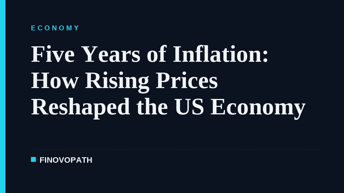 Five Years of Inflation: How Rising Prices Reshaped the US Economy