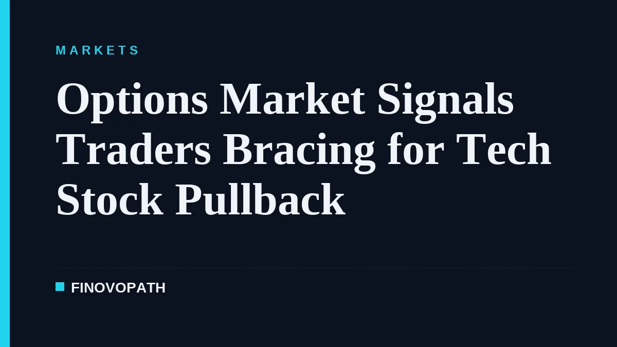 Options Market Signals Traders Bracing for Tech Stock Pullback