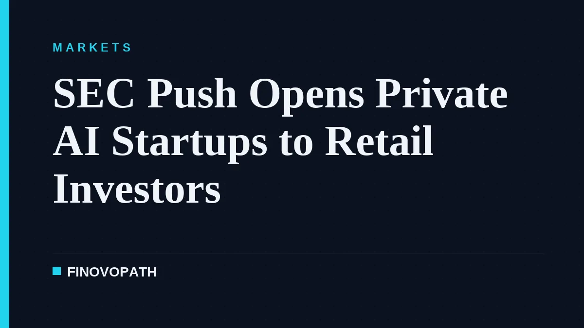 SEC Push Opens Private AI Startups to Retail Investors
