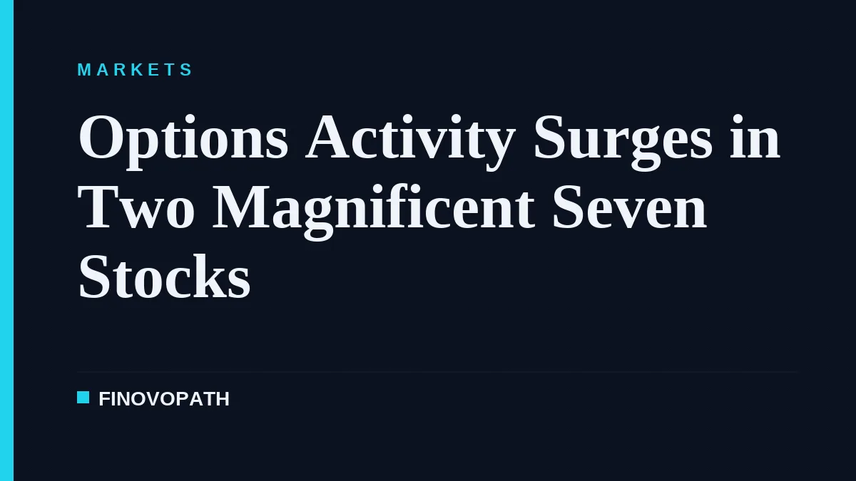 Options Activity Surges in Two Magnificent Seven Stocks