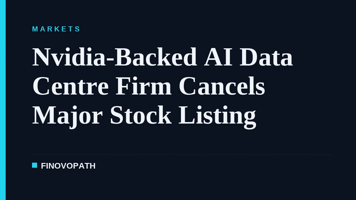 Nvidia-Backed AI Data Centre Firm Cancels Major Stock Listing