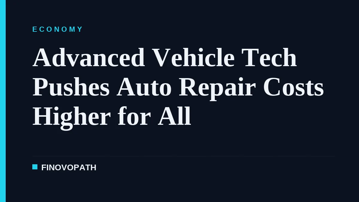 Advanced Vehicle Tech Pushes Auto Repair Costs Higher for All