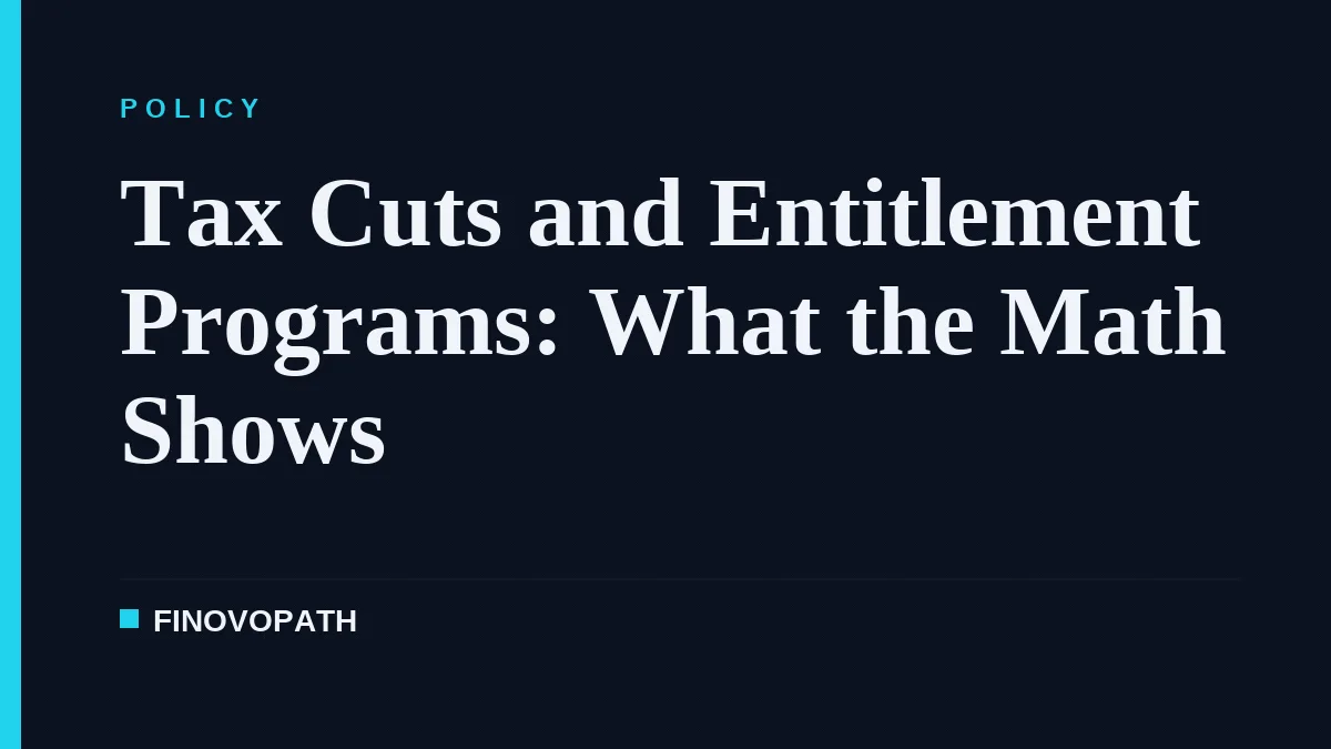 Tax Cuts and Entitlement Programs: What the Math Shows