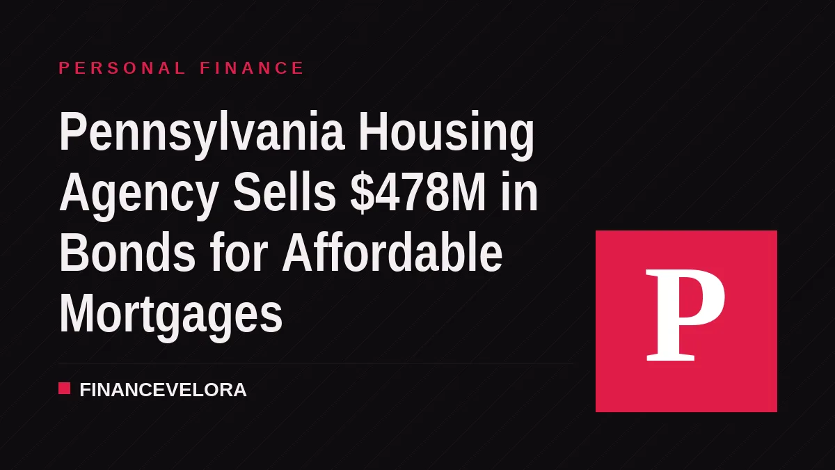 Pennsylvania Housing Agency Sells $478M in Bonds for Affordable Mortgages