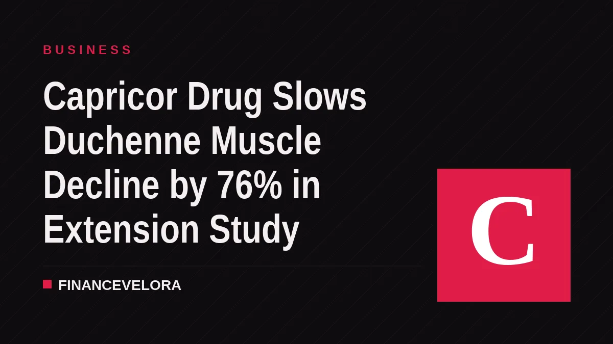 Capricor Drug Slows Duchenne Muscle Decline by 76% in Extension Study
