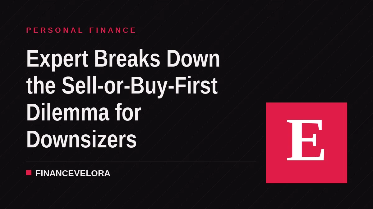 Expert Breaks Down the Sell-or-Buy-First Dilemma for Downsizers
