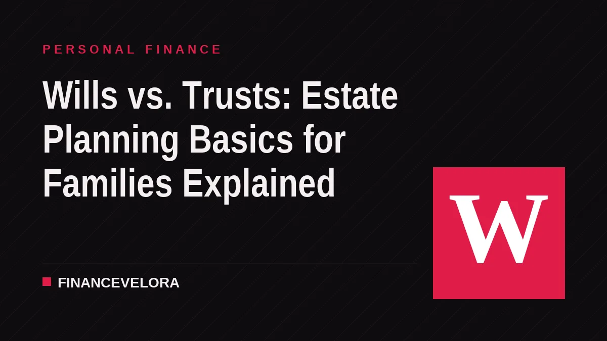 Wills vs. Trusts: Estate Planning Basics for Families Explained