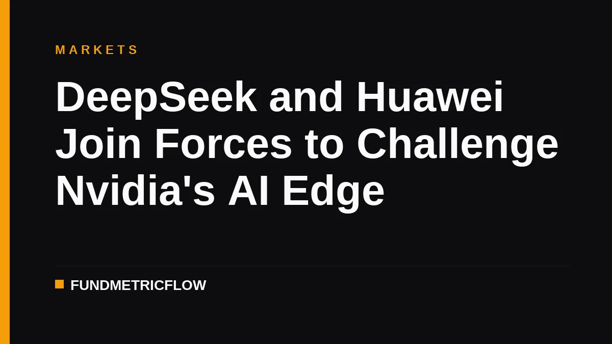 DeepSeek and Huawei Join Forces to Challenge Nvidia's AI Edge