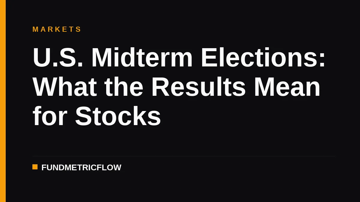 U.S. Midterm Elections: What the Results Mean for Stocks