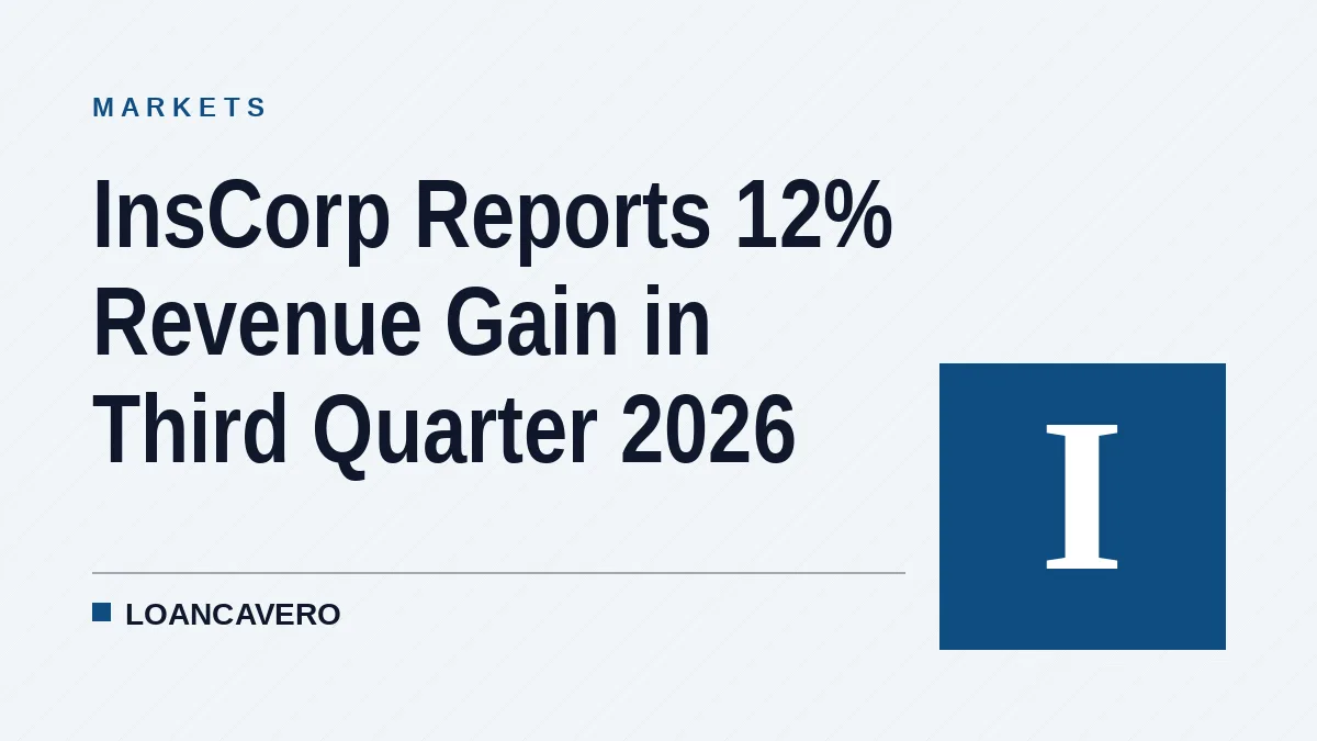 InsCorp Reports 12% Revenue Gain in Third Quarter 2026