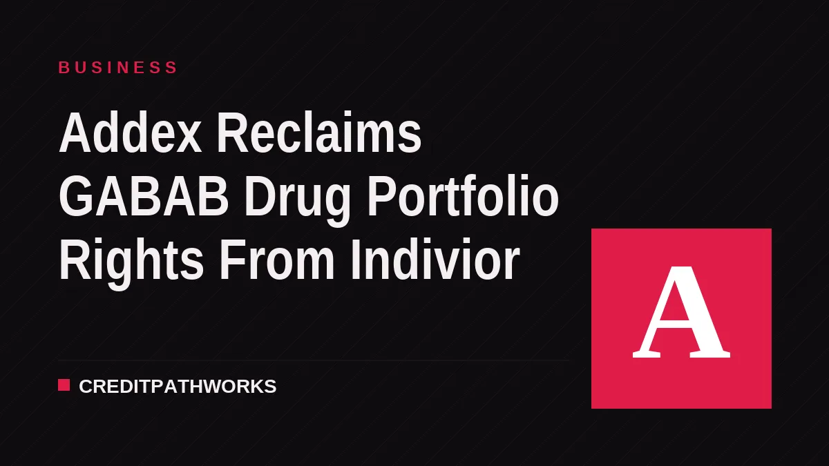 Addex Reclaims GABAB Drug Portfolio Rights From Indivior
