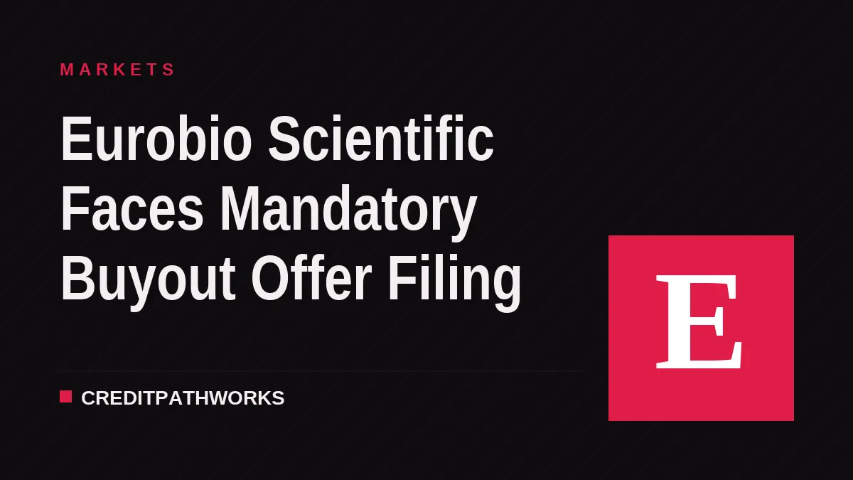 Eurobio Scientific Faces Mandatory Buyout Offer Filing